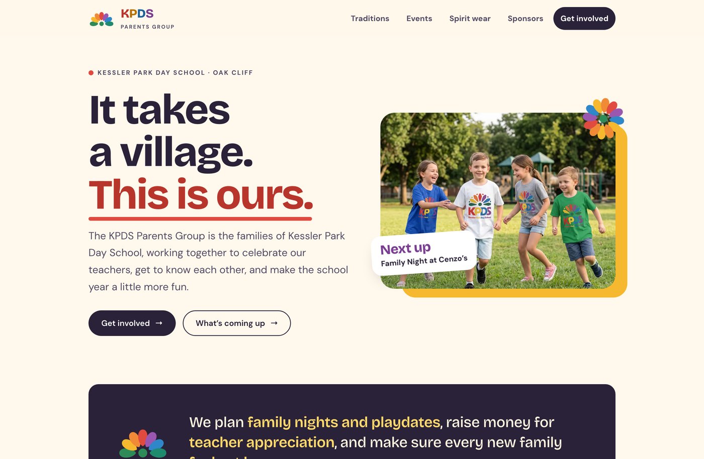 KPDS Parents Group homepage